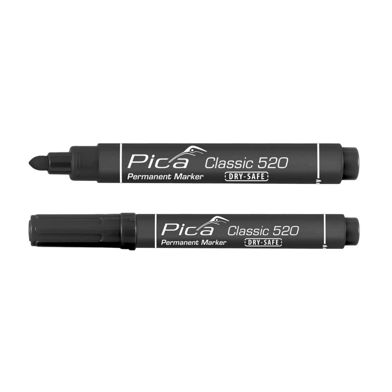 Pica 520/46 Permanent Marker 1-4mm rond zwart
