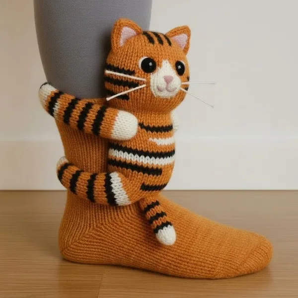 Animal Crew Plush Cozy Socks
