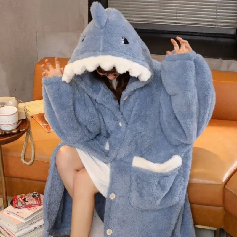 Shark Attack Plush Onesie Adult Blanket