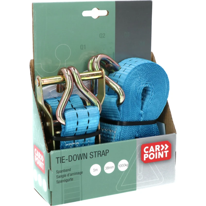 Carpoint Spanband Met Ratel En Haken 38mm 5m