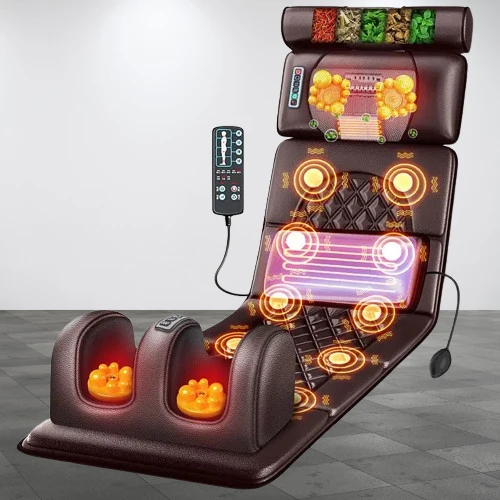 Infrared Heat Vibration Therapy Full Body Massage Mattress