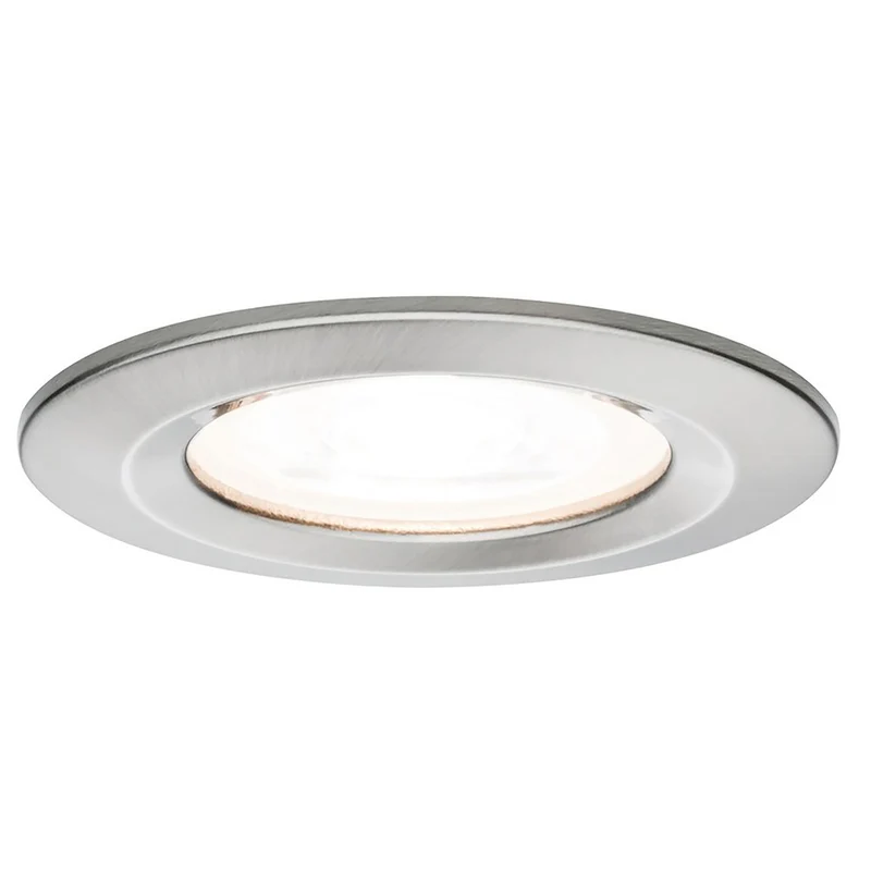 Paulmann Inbouwspot Nova Geborsteld RVS Rond 6,5W IP44