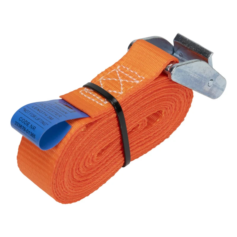 Konvox Spanband 25mm Met Klemgesp HD 125/350daN Oranje 3m