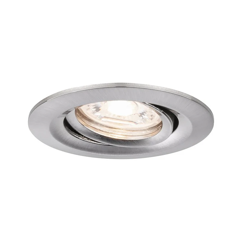 Paulmann Inbouwspot Nova Mini Geborsteld Aluminium Rond 4W