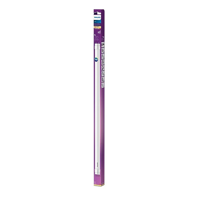 Philips LED TL Buis T8 600mm 8W G13 WW 1CT/4