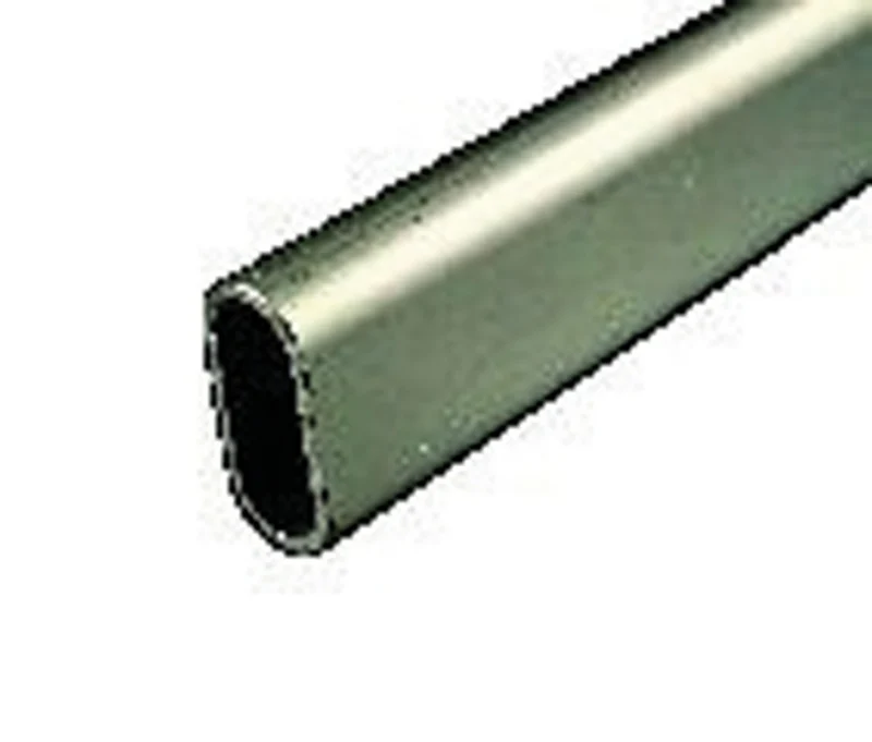 Kastroede ovaal 120x30x15 mm vernikkeld