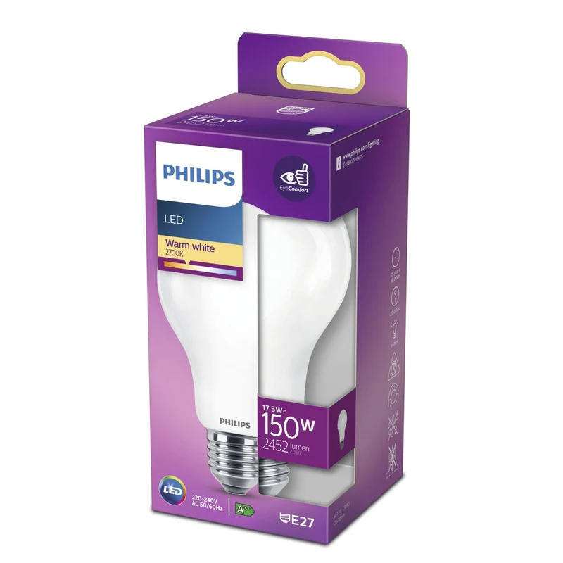 Philips LED Lamp Peer 150W E27 Warmwit Mat