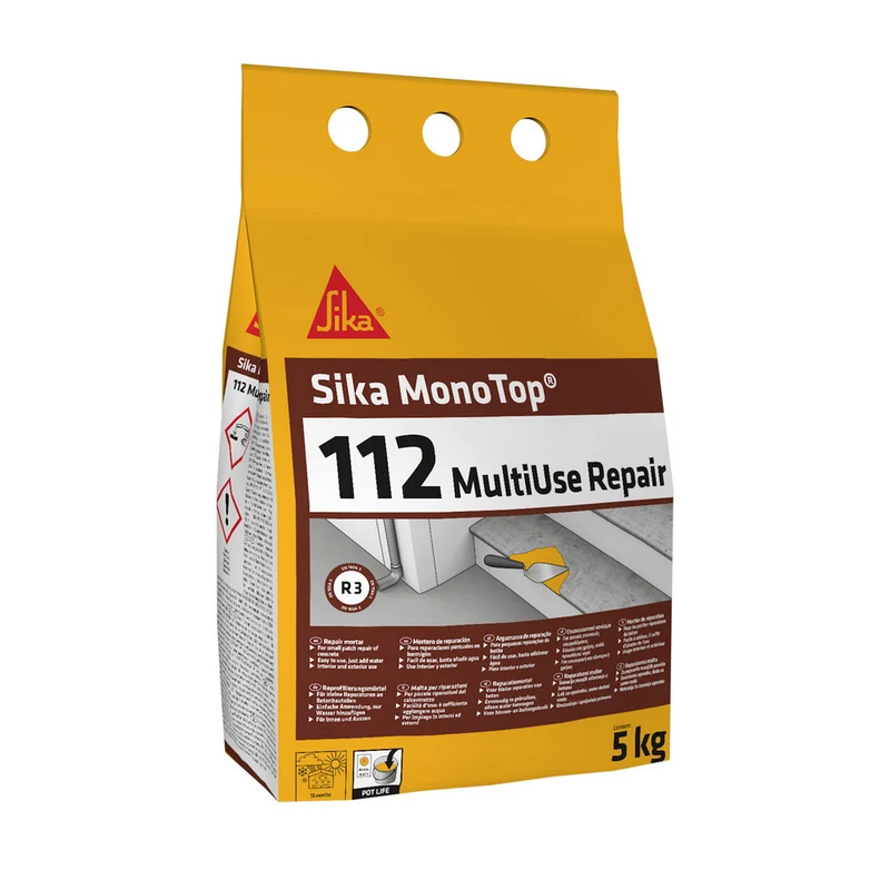 Sika MonoTop Betonreparatiemortel 112 MultiUse Repair R3 5kg