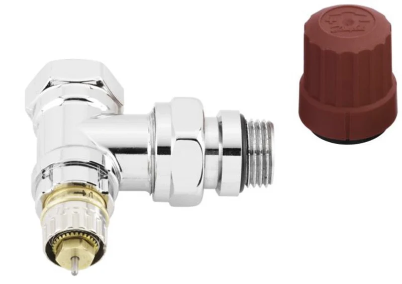 Danfoss Radiator Regelafsluiter RA-NX Haaks Chroom 1/2"
