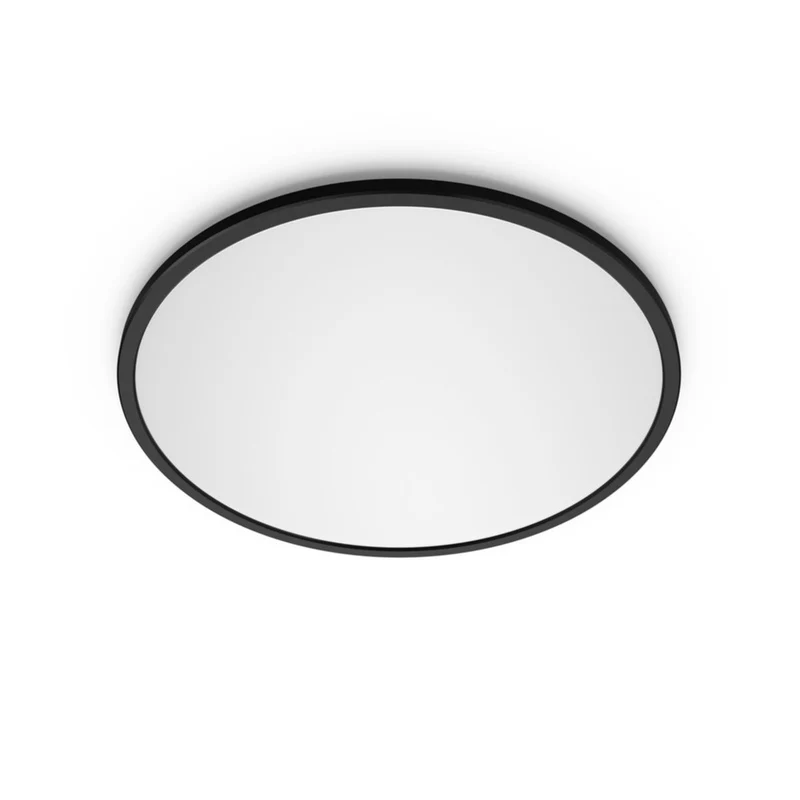Philips Plafondlamp Superslim CL550 Zwart Rond 15W 3-Staps Dimbaar IP20 Ø25cm