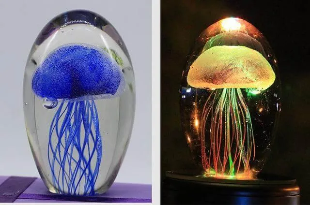 Crystal Jellyfish LED Lamp
